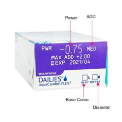 Dailies AquaComfort Plus Multifocal Side